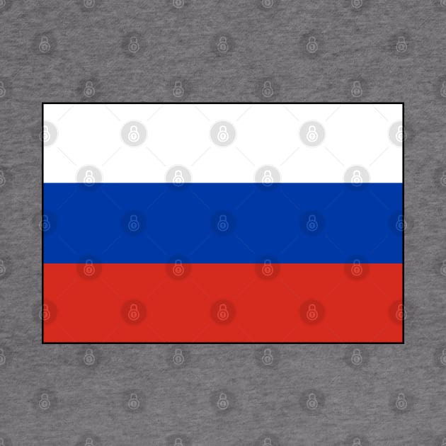 Flag of Russia by COUNTRY FLAGS